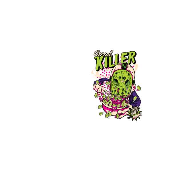 Cereal Killer model galben neon pe tricou