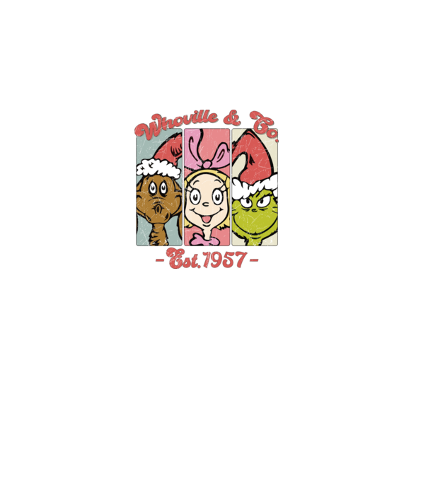 Whoville & Co. - Grinch model roz deschis pe tricou