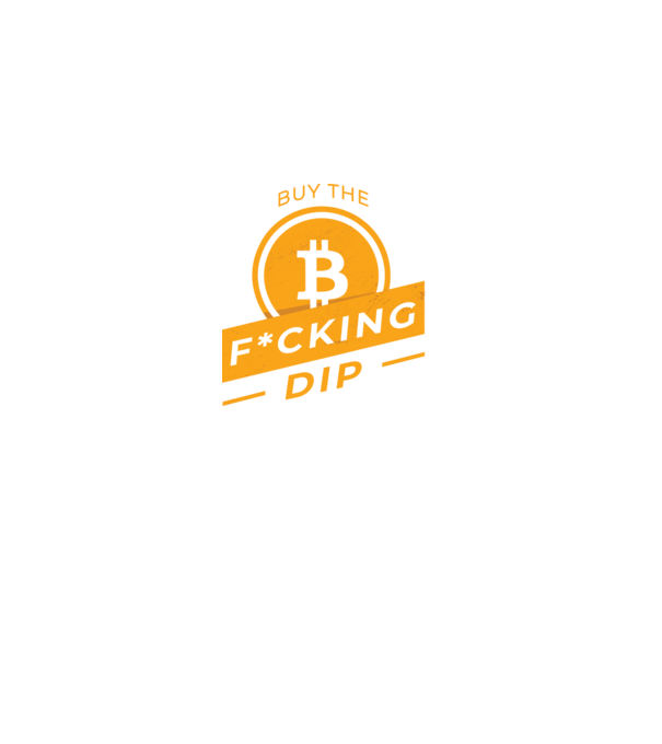 Bitcoin - Buy the fucking dip model negru pe tricou