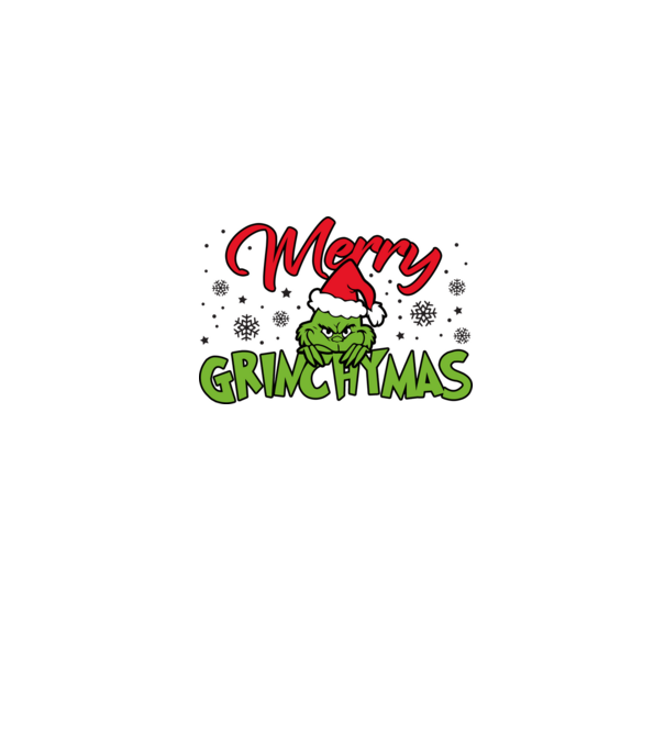 Merry Grinchymas - Grinch model albastru jeanși pe tricou