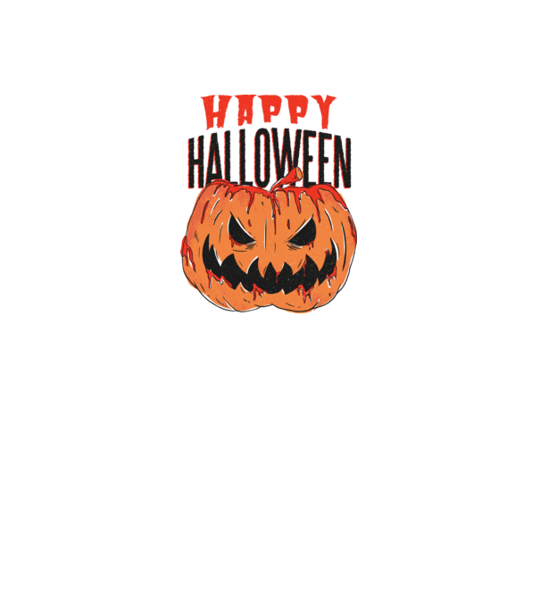 Happy Halloween Pumpkin model alb pe tricou