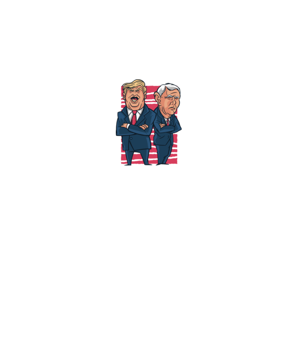 Trump Pence USA model gri pe tricou