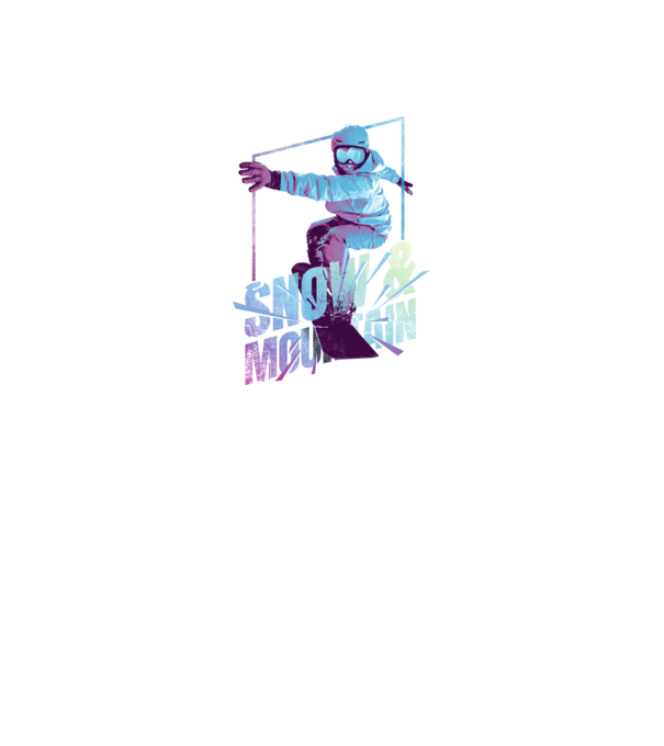All I need is Snowboard model negru pe tricou