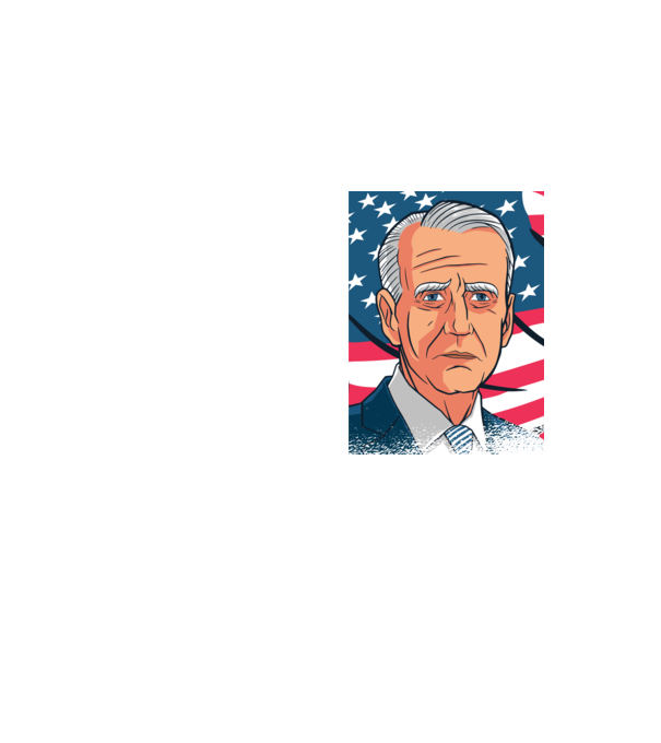 Joe Biden USA model galben neon pe tricou