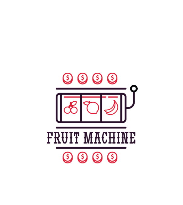 Fruit Machine Slot Machine model alb pe tricou