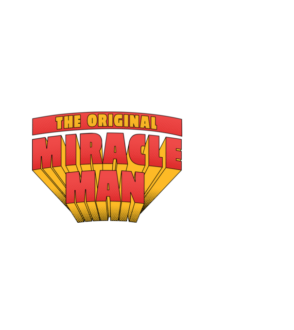 The Original Miracle Man model negru pe tricou