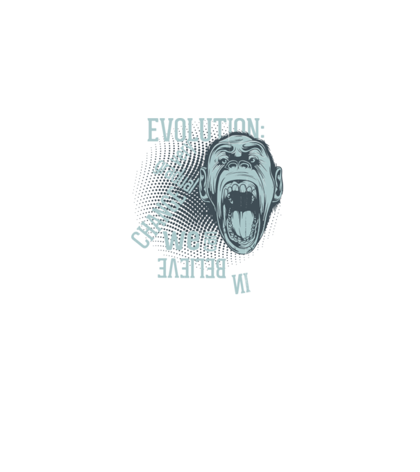 Evolution - Very gradual change model negru pe tricou