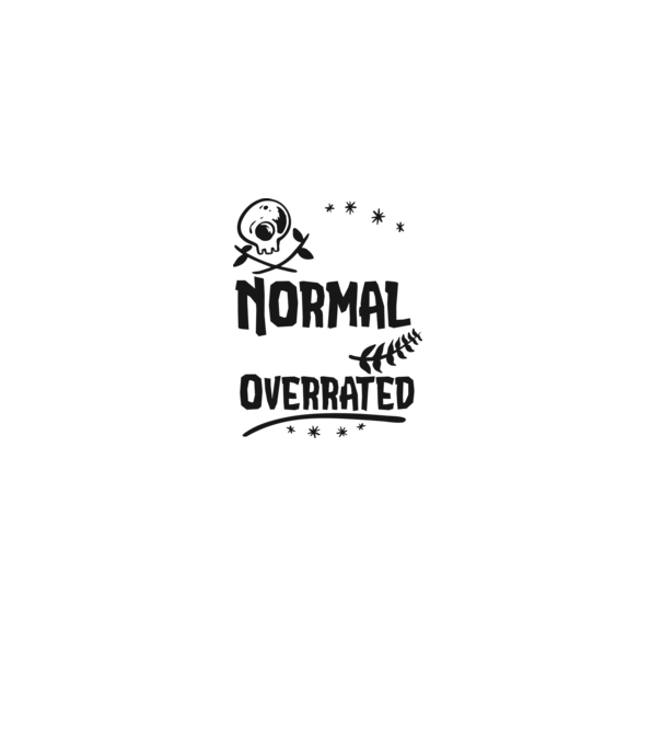 Being Normal is Vastly Overrated model gri pe tricou