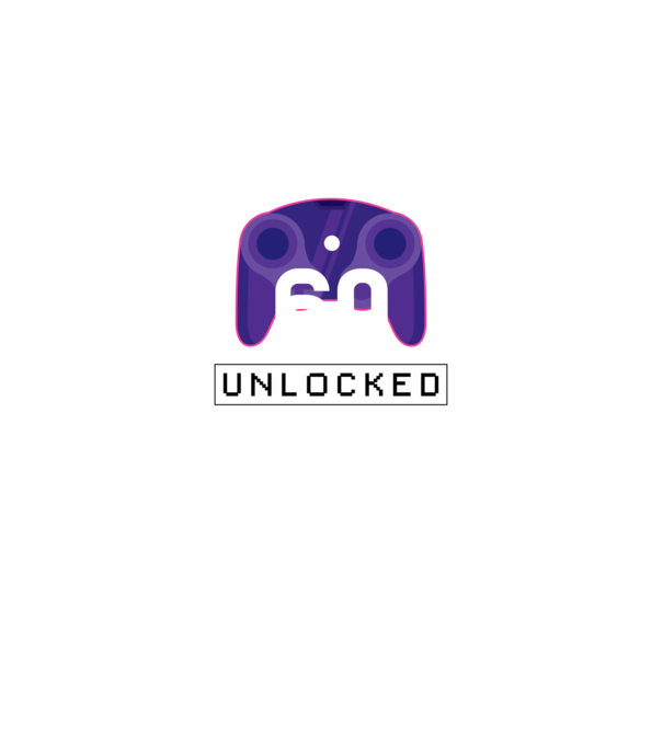 Level 60 Unlocked Gamer Birthday model negru pe tricou