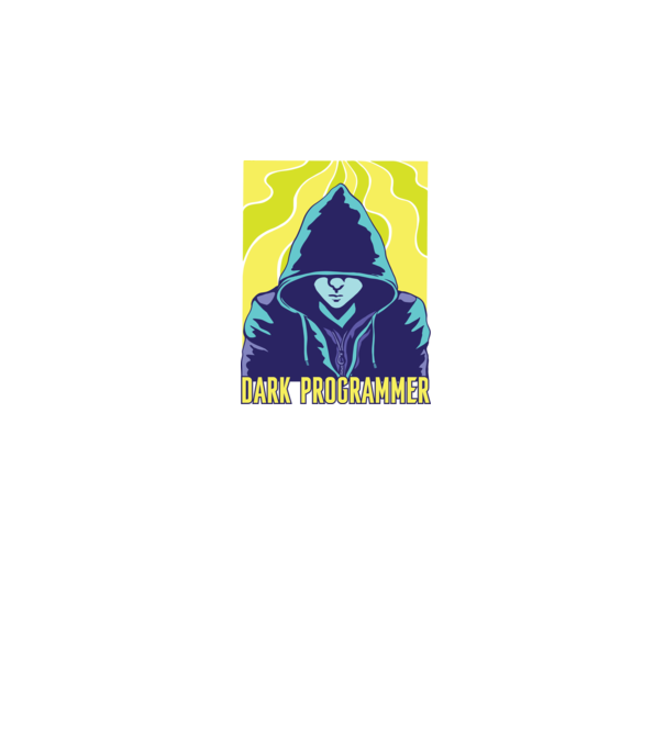 Dark Programmer model negru pe tricou