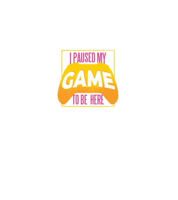 I paused my game to be here tricou amuzant Gamer model negru pe tricou