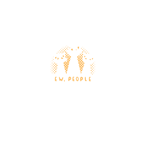 ew, people model negru pe tricou