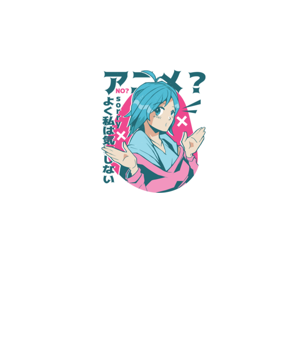 Tricou Anime model alb pe tricou
