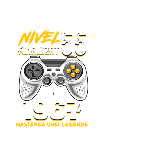 Nivel 55 finalizat. 1967 nașterea unei legende model negru pe tricou