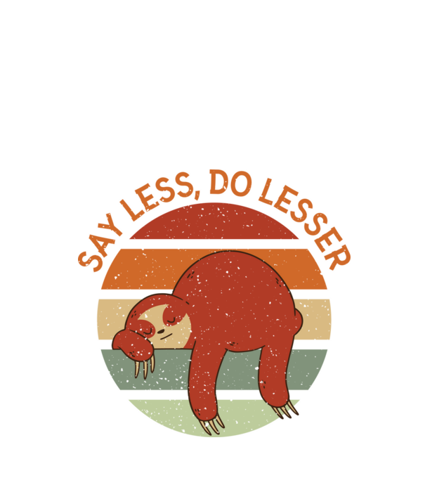 Say less, do lesser cu Leneș model negru pe tricou