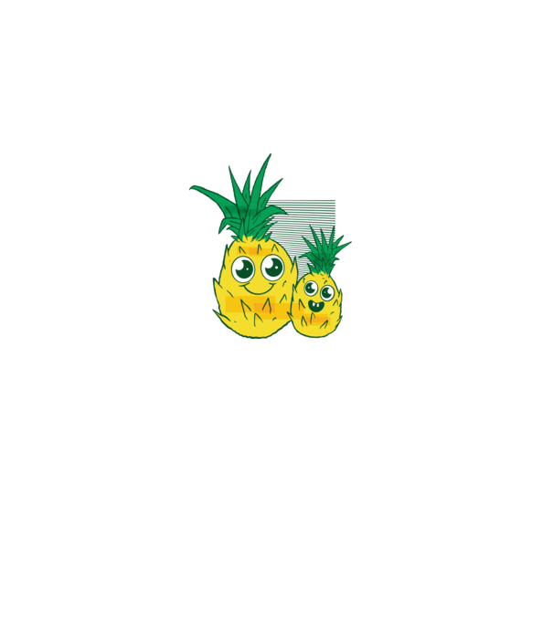 Familie Ananas model gri pe tricou