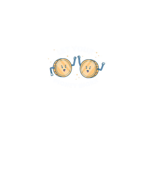 Let Your Money Work model negru pe tricou