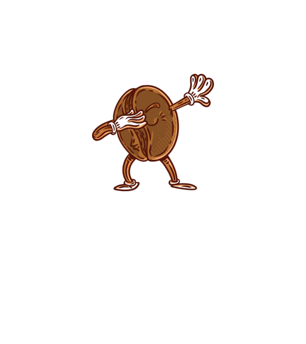 Cafea DAB model gri pe tricou