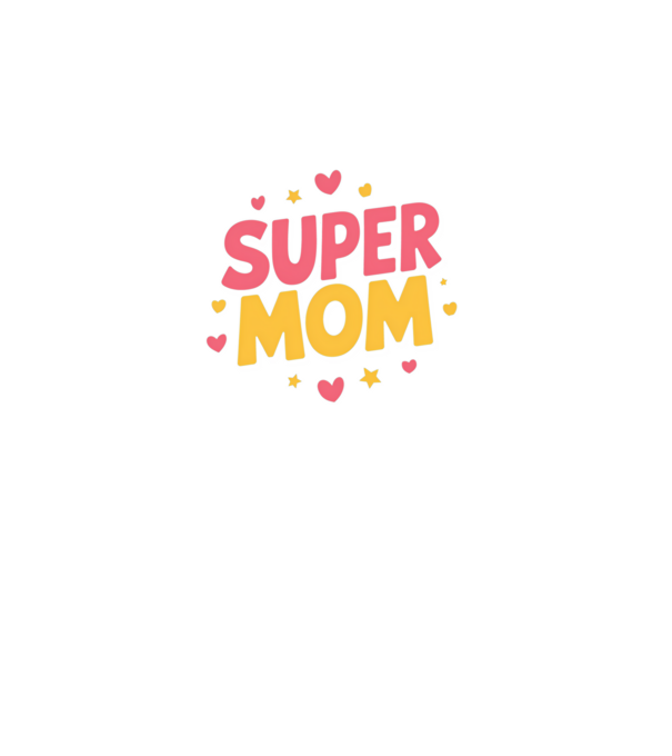 Super Mom Negru model negru pe tricou
