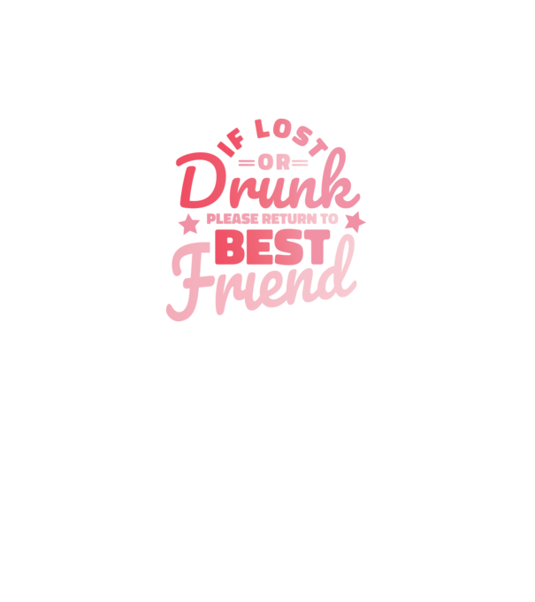 If los or drunk please return to Best Friend model gri pe tricou