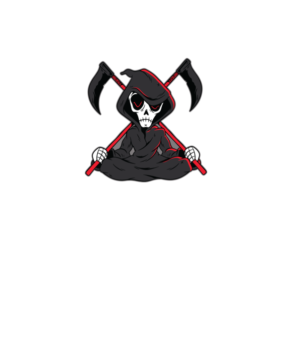 Moartea - Grim Reaper model negru pe tricou