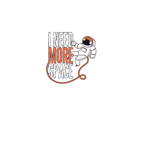 I need more space tricou astronaut model turcoaz pe tricou