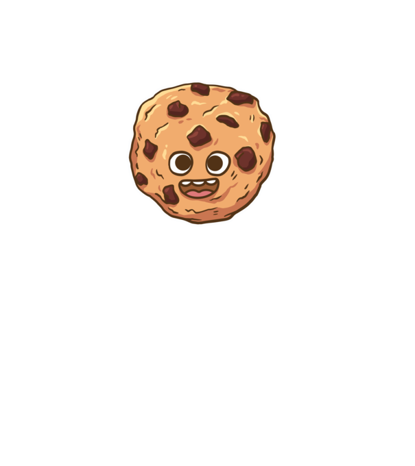 Cookie drăguț model albastru deschis pe tricou