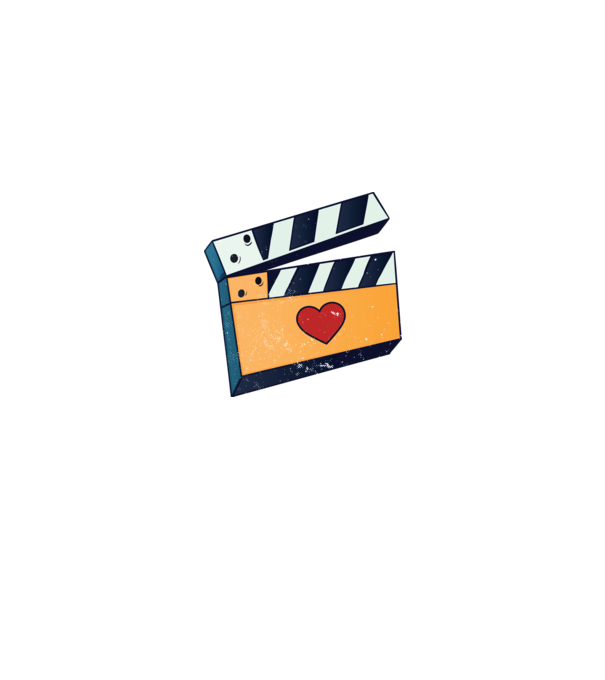Cinema Film model gri pe tricou