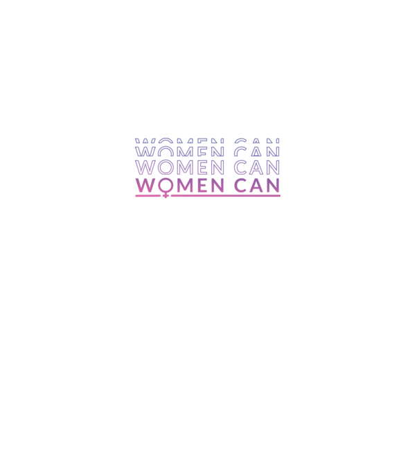 Women Can Ziua femeii model alb pe tricou