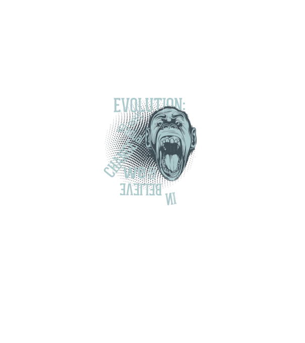 Evolution - Very gradual change model negru pe tricou