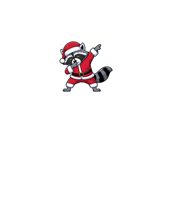 Raton Dab Xmas model gri pe tricou