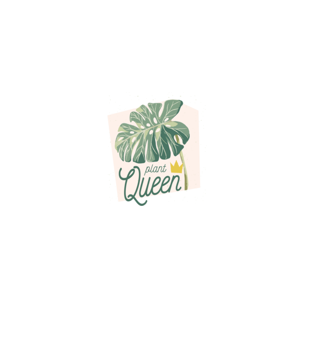 Plant Queen model gri pe tricou