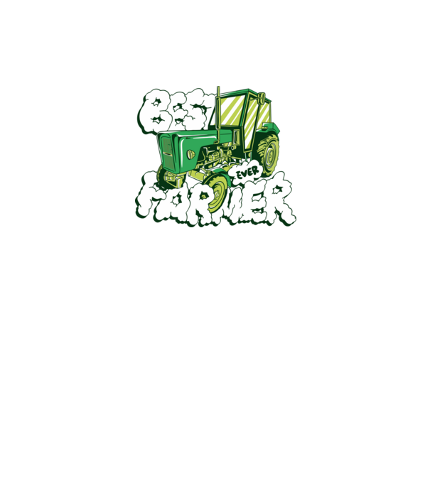 Best Farmer Ever cu Tractor model negru pe tricou
