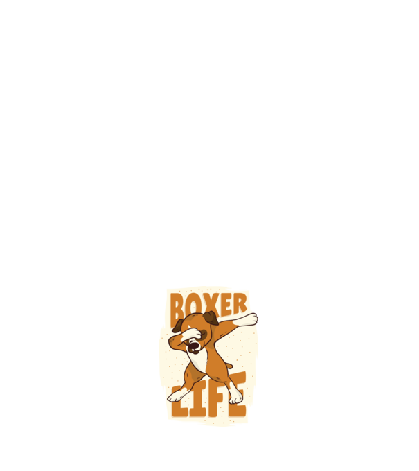 Boxer Life DAB model negru pe tricou