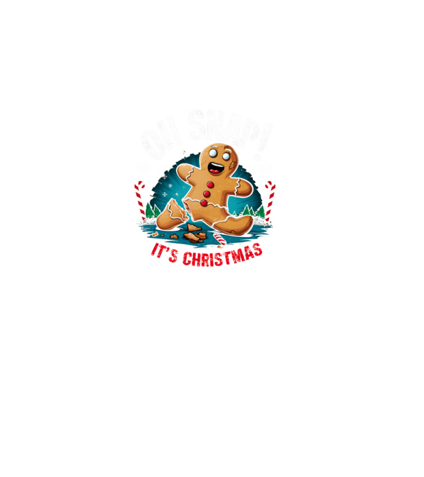 Oh snap! It's christmas Negru model negru pe tricou