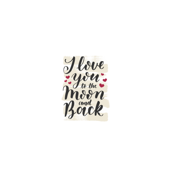 'I love you to the moon and back tricou drăguț Valentine''s Day' model gri pe tricou