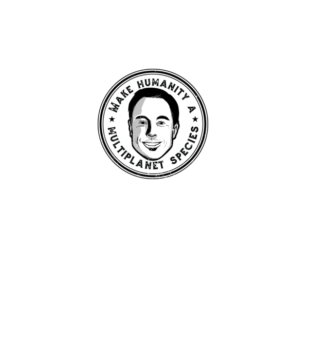 Make humanity a Multiplanet species Elon Musk model alb pe tricou