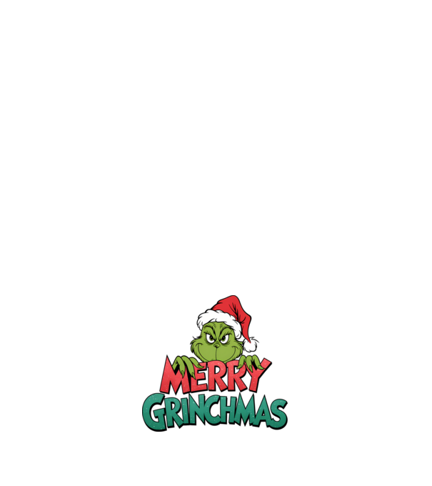 Merry Grinchmas model albastru închis pe tricou
