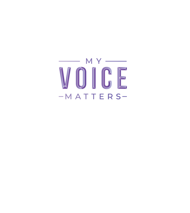 My Voice Matters de Ziua Femeii model alb pe tricou