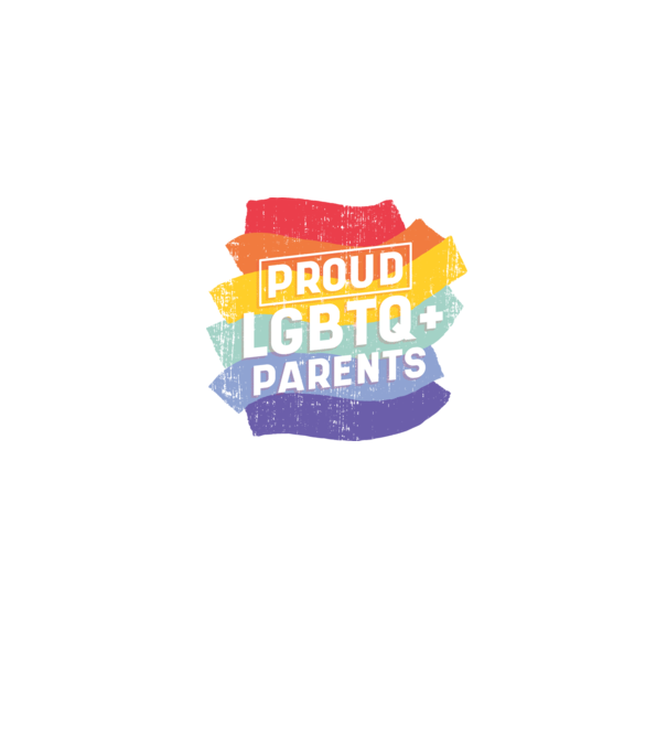 Părinți mândri LGBTQ model albastru jeanși pe tricou