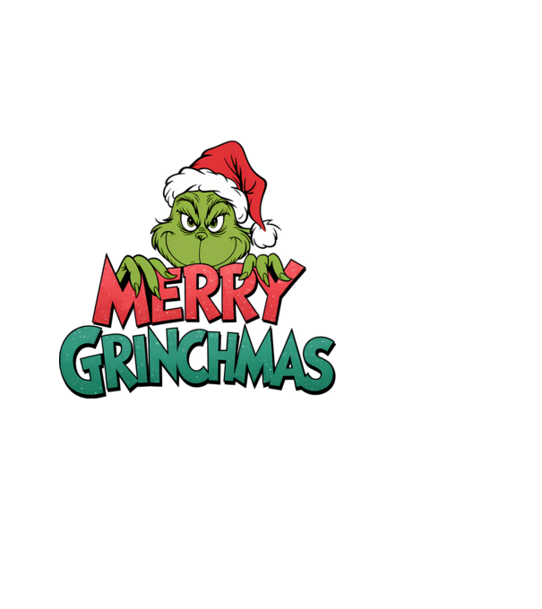 Merry Grinchmas model negru pe tricou