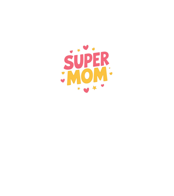 Super Mom Negru model negru pe tricou