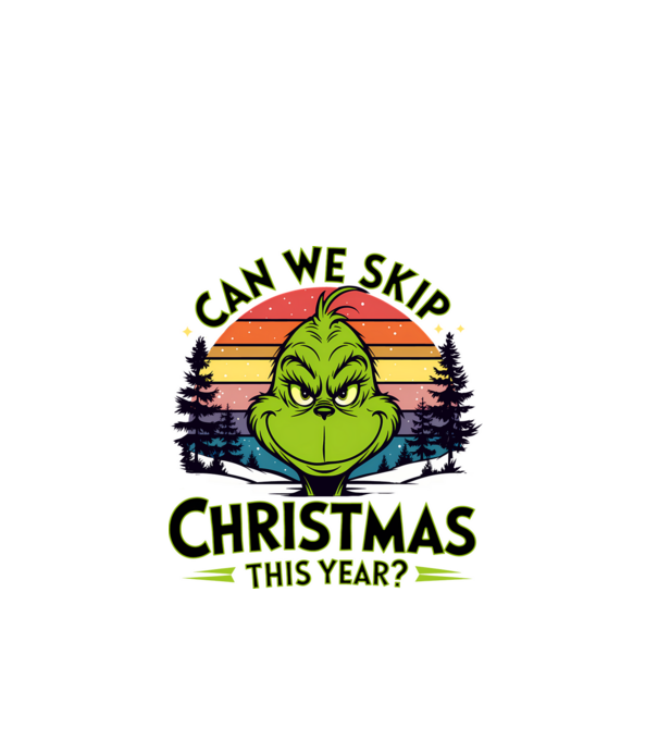 Can we skip christmas this year model alb pe tricou