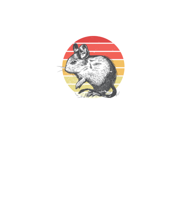 Retro Degu model negru pe tricou