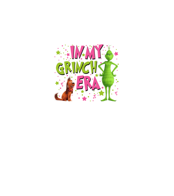 In my Grinch era model negru pe tricou