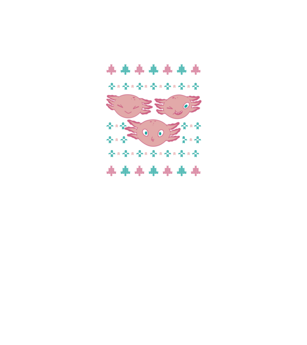 Pulover urât Axolotl model negru pe tricou