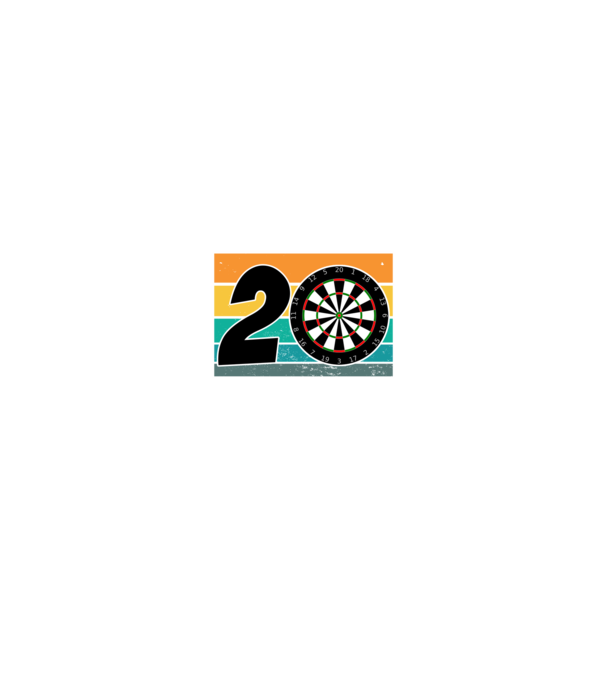 'I''m not 20 I''m double 10 darts birthday' model negru pe tricou