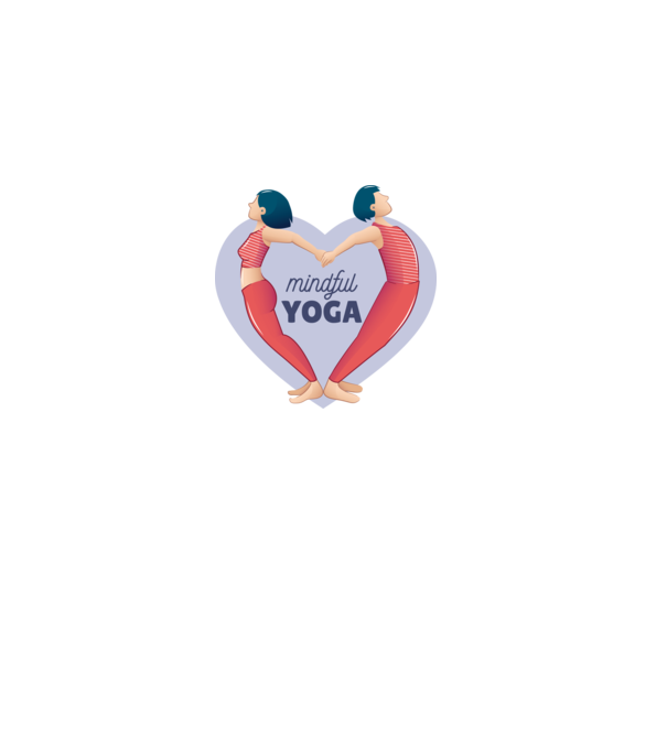 Dragoste Yoga - tricou Yoga model albastru închis pe tricou