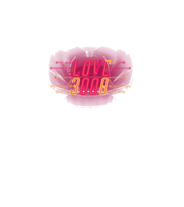 Love 3000 model turcoaz pe tricou