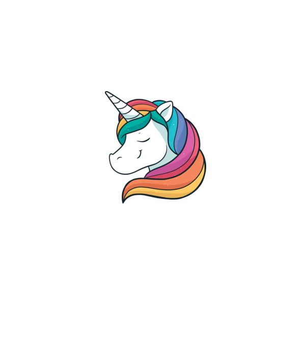 Cap de unicorn model gri pe tricou